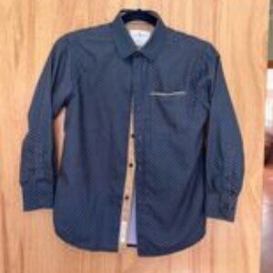 Big boy size 8 Long Sleeve button down shirt